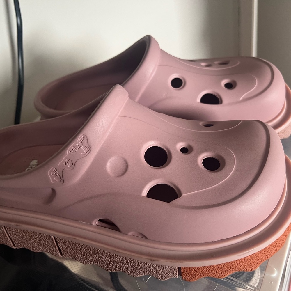 Off White Spongesole Meteor cutout rubber mules